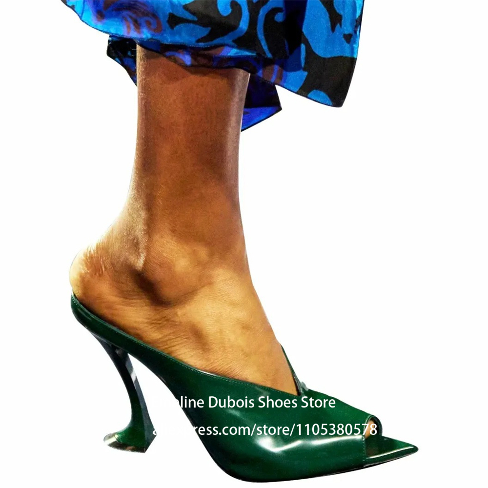 Satin Peep-Toe Mules mit Skulp – Slip Dress Satin Bewertung und Preis